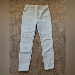 Madewell pin striped jeans